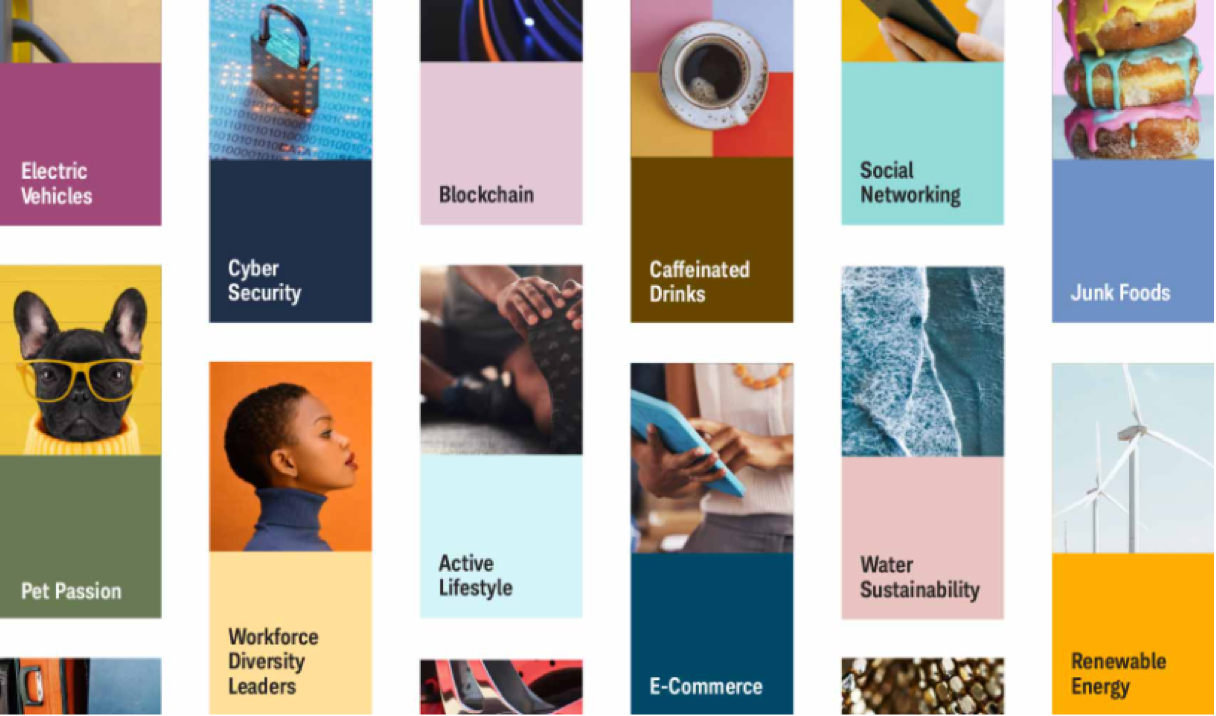 Investment themes aligning with interests including electric vehicles, workforce diversity, e-commerce, and sustainability.